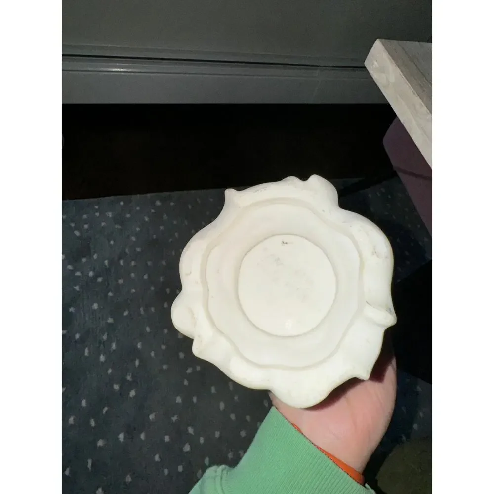 Antique 19th Century Samuel Alcock Vase Floral Cut Out Unique One of a Kind FLAW